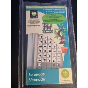 Cricut Serenade Shape Cartridge 29-1059 Nature Birds Open Box
